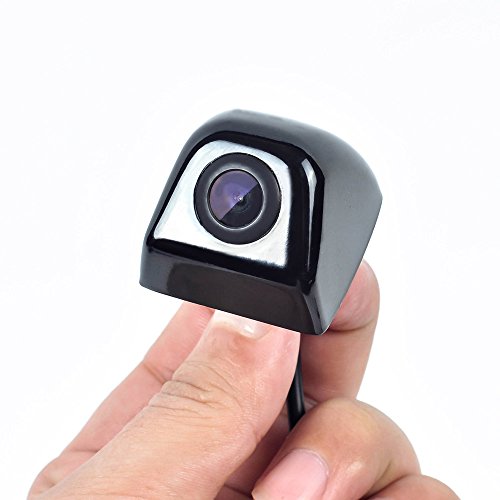 Podofo Achteruitrijcamera Grand Wide Degree Kijkhoek Universeel Nachtzicht Waterdicht HD voor Wagen Achteruitrijcamera parkeerhulp Camera 12V (zwart) - Afbeelding 4