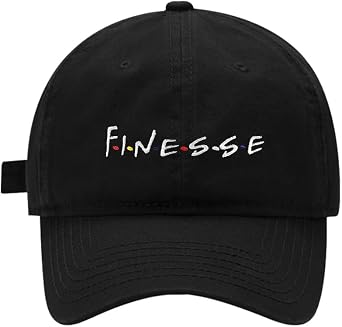 Mens Baseball Caps Embroidered Finesse Adjustable Washed Cotton Dad Hat