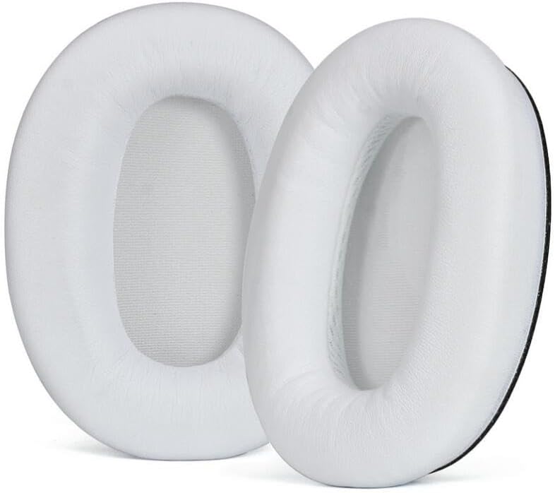 Coyktonty Replacement Earpads Headphone Pads for MPOW H12 H5 ANC Headphones Earmuff Earphone Sleeve Headphone Pads Headphone Accessories (White)