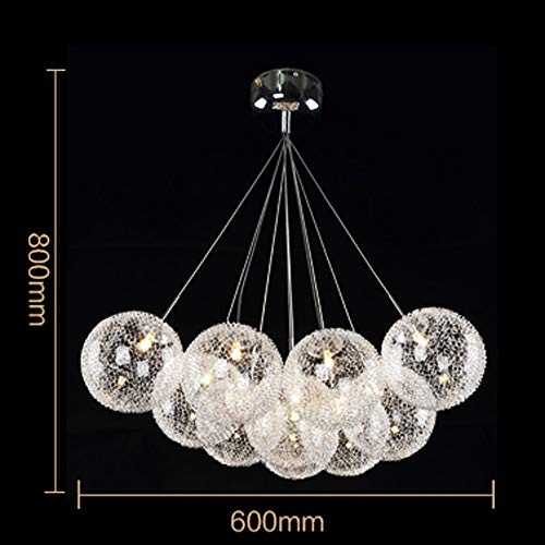 Grand lustre salon moderne et suspension luminaire multi ampoule pour plafond - 2