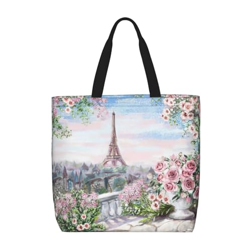 Sac fourre-tout imprimé corgi et fleurs grand format contre le désordre