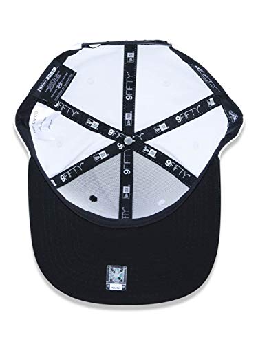 BONE 9FIFTY ABA RETA ABERTO ORIGINAL FIT VASCO DA GAMA FUTEBOL ABA RETA SNAPBACK PRETO/BRANCO New Er