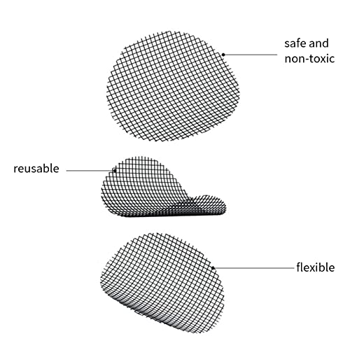 Bloempot mesh 50 stuks tuindrainage mesh 2/4 inch kunststof bloempot gat mesh pad, bonsai rooster connector voor… - Image 5