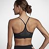 NIKE-Womens-Pro-Indy-Sports-Bra Nike Women's Dri-Fit Indy Training Bra (Black, Small)