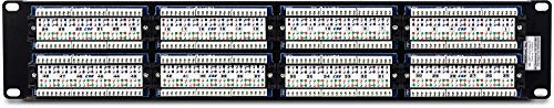 Image of TRENDnet 48-Port Cat5 /5e Unshielded Patch Panel, TC-P48C5E, 2U 19 inch Rackmount Design or Wall Mount, Cable Management, NDAA Compliant, 48 x Gigabit RJ-45 Ports