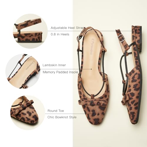 C.Paravano Women's Slingback Dress Shoes | Slingback Flats for women | Sandals Women Flat | Comfortable Casual Flat Shoes3
