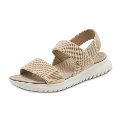 Sandales mode femme à semelle orthopédique et talon compensé ultra confortable