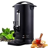 Arebos Cocina eléctrica para vino caliente 1650 W 20 L | Hervidor para Vino Caliente | Dispensador de Bebidas Calientes con grifo de salida | termostato y protección contra sobrecalentamiento