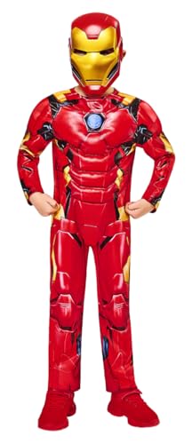 Rubies DISFRAZ IRON MAN BLACK LINE INFANTIL LICENCIA OFICIAL NIÑO TALLA S