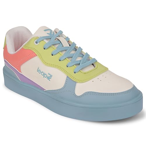 Image of Liberty Leap7x Anna-1 Casual Lacing Sneakers for Women with EVA Sole | Comfortable Outsole | Lightweight Durable and Cushioned Footbed | Flexibility and Shock Absorption