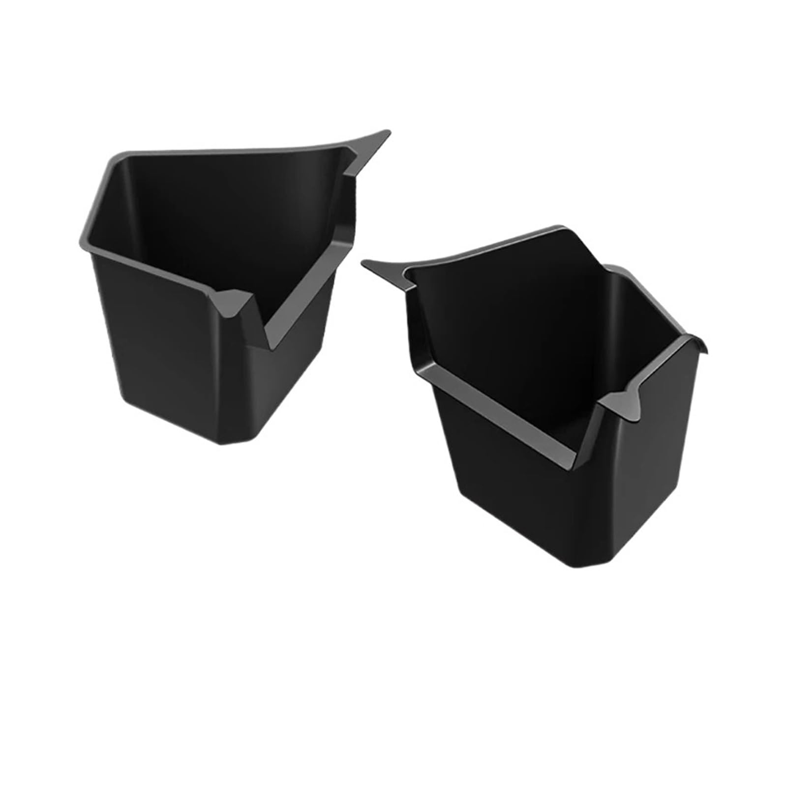 Lhdktee Cargo Cover For Tesla For Model Y For Juniper 2025 Rear Trunk Side Storage Box Cargo Organizer TPE Bin Box Flocking Mat Partition Board Rear Trunk Parcel Shelf(Bucket only)