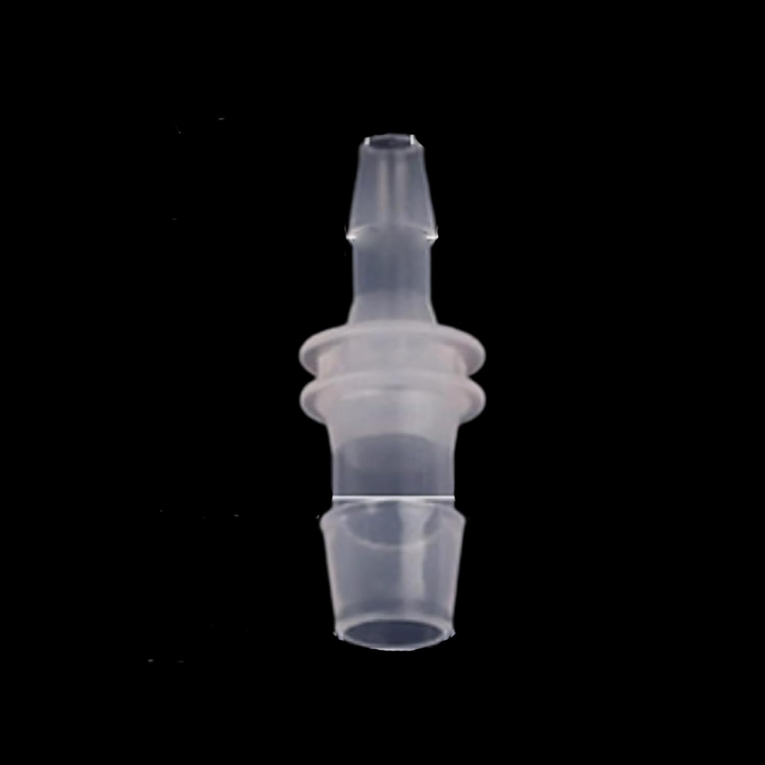 100PCS Barbed Reducing Straight Connector - Hose Barb Fitting for 1/2" to 1/8" Reducer for Plastic & Silicone Tubing, Size Adapter & Flow Divider for Water, Air and Fuel Lines