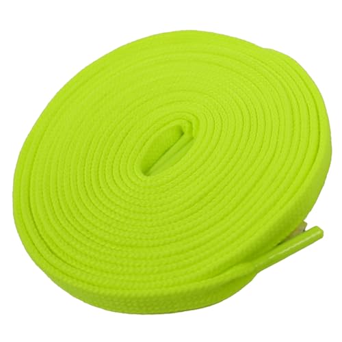 [HIROMARUjp] WIDE COTTON SHOELACE �C�R �V���[���[�X �C�Ђ� (Neon Yellow, 140cm)