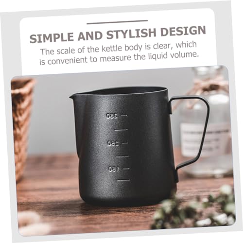 HOOTNEE Latte Art Medidor Jarra Espuma Leite Jarra Fumegante Jarra Espuma Leite Jarras Leite Jarra J