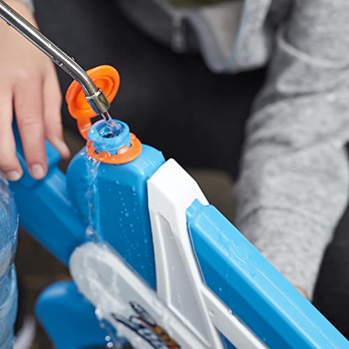 Nerf Super Soaker Twister Water Blaster, 2 Twisting Streams of Water, Pump to Fire, Outdoor Water-Blasting Fun, Multicolor (F3884)