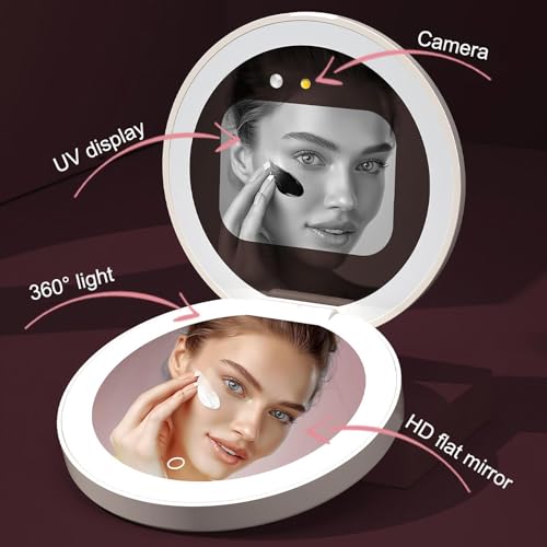 Miroir UV crème solaire LED de coiffeuse pour protéger la peau sensible