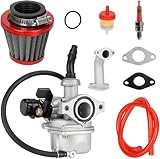 PZ22 Carburetor Air filter Kit for 70cc 110cc 125cc Dirt Bikes Pit Bike Monkey Scooter ATV Quad Go Karts 22mm Carb Fits for CRF SSR Sunl Taotao Pit bike ATV