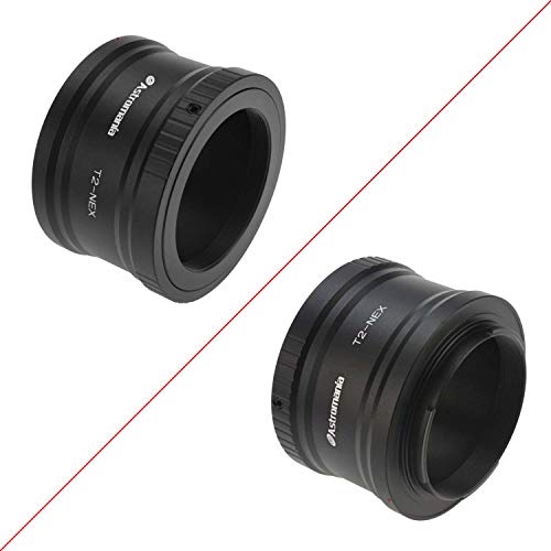 Astromania T/T2 Lens Mount Adapter Ring For Sony-Nex Camera - Precision Machined T2 Adaptor Ring For All Sony Nex Compact System Cameras #TOP4