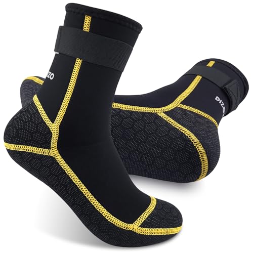 Chaussettes thermiques anti-dérapantes en néoprène 3mm souple