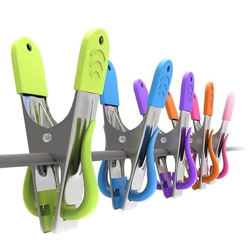 Easylife Lifestyle Solutions Multi Color Easylife 2-In-1 Wonder Pegs (Pack Of 40) – Stainless Steel Clothes Pegs With Side Hooks