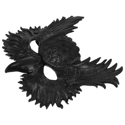 Masque de hibou noir ajustable pour éviter les douleurs lors du cosplay