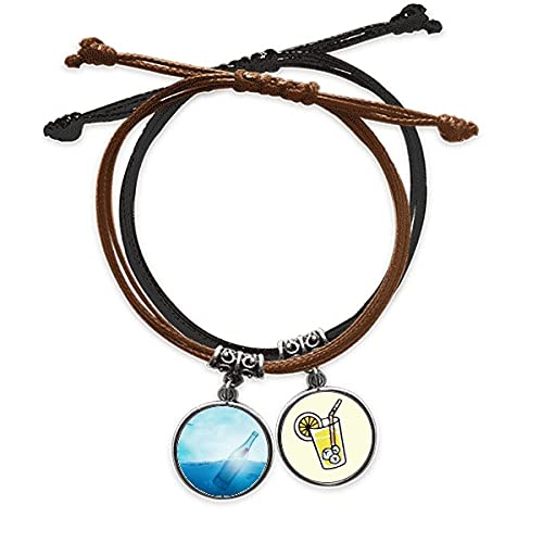 Flacon de verre de l'océan le bracelet idéal à offrir aux passionnés