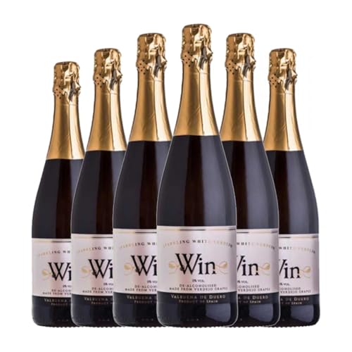 Matarromera Win.e Blanco Verdejo 75 cl Sin Alcohol Espumoso blanco (Caja de 6 Botellas de 75 cl)
