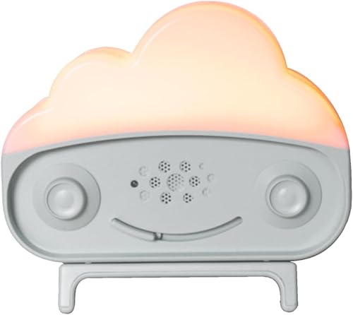 Happiest Baby SNOObie - Máquina inteligente de ruido blanco, máquina de sonido portátil para bebés con luz nocturna, 12 sonidos relajantes para