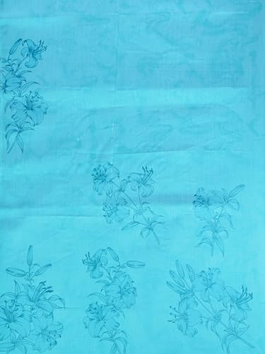 Image of Garden Vareli Floral Print Chiffon Saree