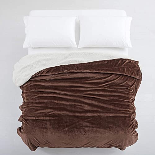 Aspire Homeware Sherpa Fleece Blanket King Size Bed Throws Blankets for Sofas Reversible Soft & Fluffy Thick Large Travel Blanket Microfiber Sofa Throw (Coffee, (200 x 240 cm)) - Cosy Home Interiors Aspire Homeware Sherpa Fleece Blanket King Size Bed Throws Blankets for Sofas Reversible Soft & Fluffy Thick Large Travel Blanket Microfiber Sofa Throw (Coffee, (200 x 240 cm)) - Image 7