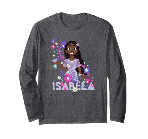 T-shirt Disney Encanto Isabela à manches longues idéal pour l'école et le parc