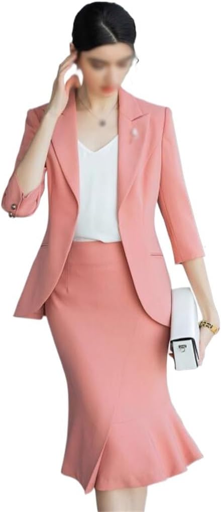 Fish Tail Dress Suit Female Professional Temperament Formal Two