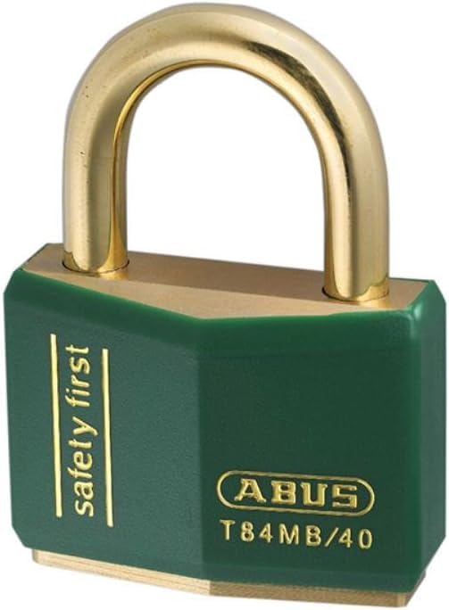 Image of ABUS 22716 Nautic INOX Series Solid Brass Padlock - Green