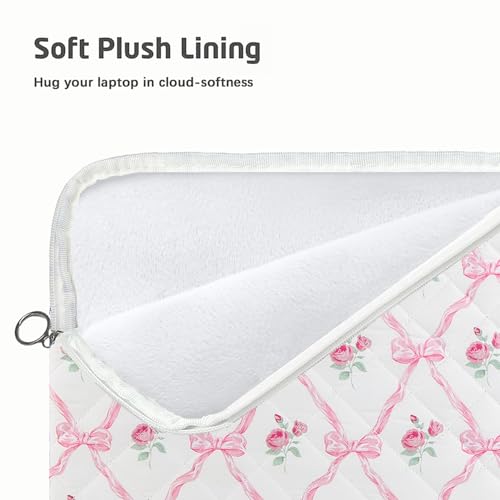 Funda acolchada para portátil 15 pulgadas rosa miniatura 4