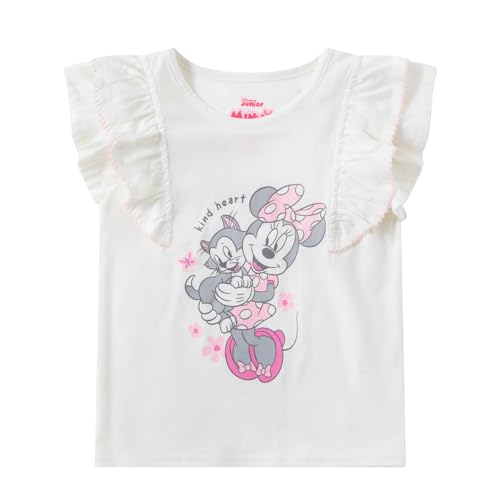 Image of Disney Minnie Mouse Girls Short Sleeve T-Shirt & Shorts Set with 1 Toy for Toddlers