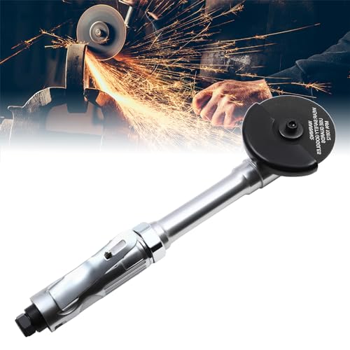 Utensile da taglio pneumatico con velocità di 18000 giri/min e scarico a 360° per un taglio efficiente dei metalli in officina