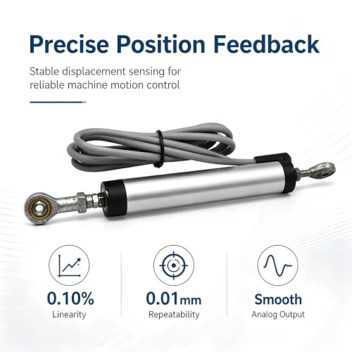 Sensor de posición lineal articulado de 50mm con precisión de 0.01 mm 6