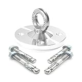 slingSports® Professionelle Boxsack Halterung - Deckenhaken für Boxsäcke - Optimale Deckenhalterung zur Boxsack Aufhängung - Inkl. Schritt für Schritt Anleitung