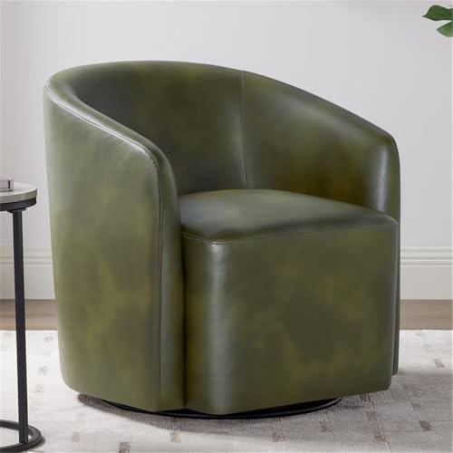 Sillón Giratorio Moderno Verde miniatura 2
