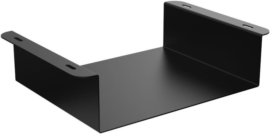 OeveoUnder Mount 139 | 9.75W x 2.8H x 8D | Under Desk Mount for SFF Computers and Audio Interfaces | UCM-139 | Made in The USA