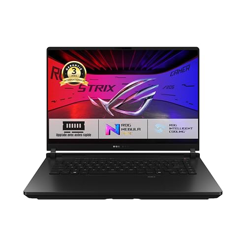 ASUS ROG Scar 16-G635LX-RW112W16 Pouces 2.5K 240Hz PC Portable (Intel Core Ultra 9 Processeur 275HX...