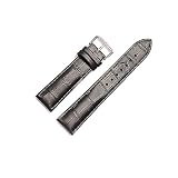 QTHWB Correa de repuesto de cuero para hombres y mujeres, correa de reloj de 22 mm
