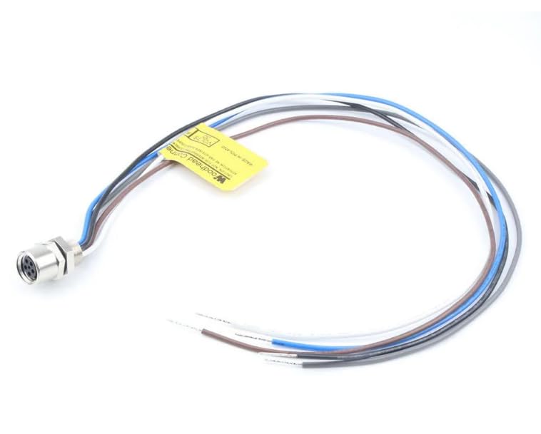 120090-0037, Circular Metric Connectors NC 5P F/FR 300MM M8 X 0.5 Brad