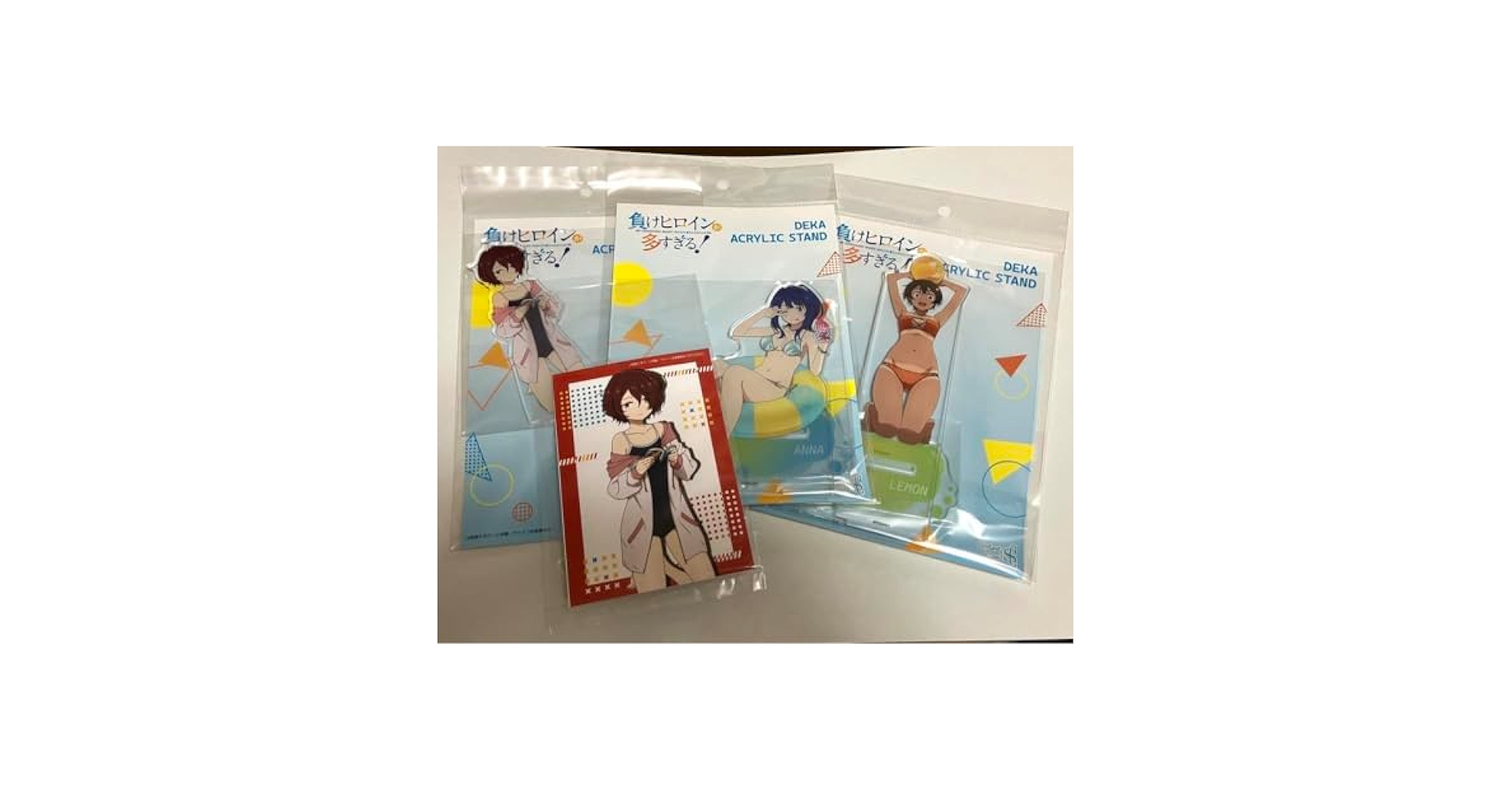 ■「負けヒロインが多すぎる！」デカアクリルスタンド 水着ver Amazon.co.jp: 「負けヒロインが多すぎる!」デカアクリル