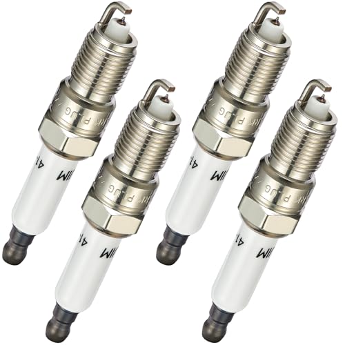 Image of BDFHYK 41-110 Iridium Spark Plugs Compatible with Buick LaCrosse,Compatible with Cadillac Escalade,Avalanche Impala Silverado 2500 HD Suburban 3500 HD Tahoe,Savana Sierra Yukon 4.3L 5.3L 6.0L Set of 4