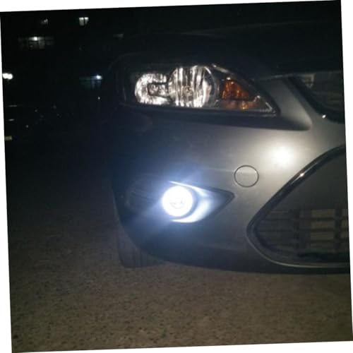 Luces LED para coche tipo ojos de ángel blancas para faros antiniebla estables 2 unidades 3
