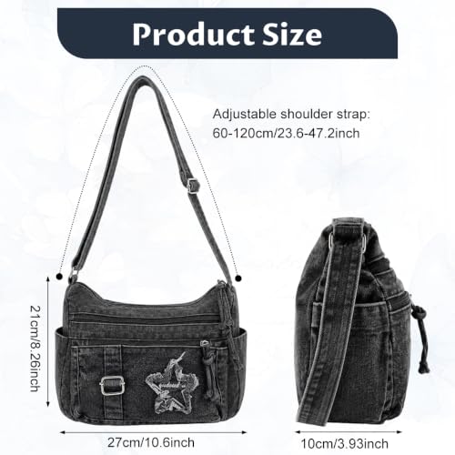 Image of PALAY Women Crossbody Bag Waterproof Nylon Multi-layer Crossbody Bag Casual Satchel Bag Shoulder Bag Messenger Bag Travel Crossbody Bag Day Pack