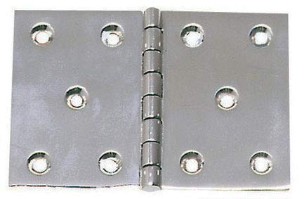 Charnière moulée AISI316 OSCULATI quincaillerie inox bateau 130x90 mm marine
