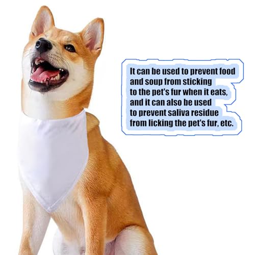 Serviette de salive pour chien accessoire animaux compagnie polyester à séchage rapide - 5