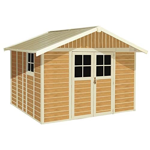 GROSFILLEX Abri de jardin Deco 7,5 + kit d'ancrage
